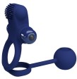 PRETTY LOVE - REMINGTON DOUBLE ANNEAU VIBRANT AVEC PLUG BLEU PRETTY LOVE - REMINGTON DOUBLE ANNEAU VIBRANT AVEC PLUG BLEU