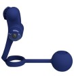 PRETTY LOVE - REMINGTON DOUBLE ANNEAU VIBRANT AVEC PLUG BLEU PRETTY LOVE - REMINGTON DOUBLE ANNEAU VIBRANT AVEC PLUG BLEU
