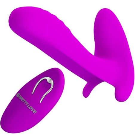 PRETTY LOVE - MASSAGER and VIBRATOR 12 VIBRATIONEN FERNBEDIENUNG LILA