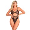 SUBBLIME - 955212 TRANSPARENTER BODY MIT SCHWARZER HOHLSPITZE S-M