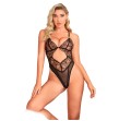 SUBBLIME - 955229 BODY TRASPARENTE CON PIZZO CAVATO NERO L-XL SUBBLIME - 955229 BODY TRASPARENTE CON PIZZO CAVATO NERO L-XL