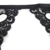 SUBBLIME - SET THREE PIECES SET BRA GARTER BELT THONG S-M