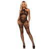 LEG AVENUE - BODYSTOCKING CUELLO HALTER TALLA ÚNICA - NEGRO