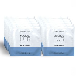 MIXGLISS - NATURAL WATER-BASED LUBRICANT 12 SINGLE DOSE 4 ML
