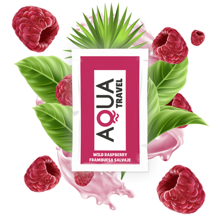 AQUA TRAVEL - LUBRIFIANT À BASE DEAU SAVEUR FRAMBOISE SAUVAGE 6 ML