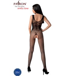 PASSION - BS098 BODYSTOCKING NEGRO TALLA ÚNICA