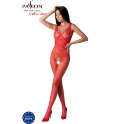 PASSION - BS098 BODYSTOCKING NEGRO TALLA ÚNICA