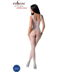 PASSION - BS098 SCHWARZER BODYSTOCKING, EINE GRÖSSE