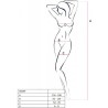 PASSION - BS099 BODYSTOCKING NERO TAGLIA UNICA