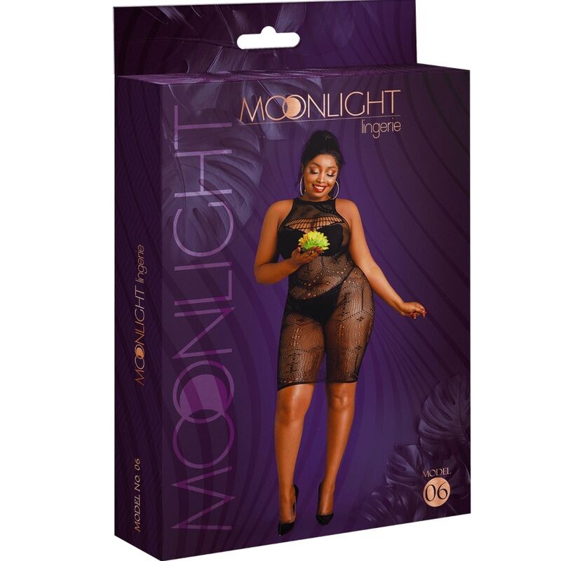 MOONLIGHT - MODELO 6 VESTIDO NEGRO TALLA ÚNICA - PLUS SIZE