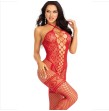LEG AVENUE - BODYSTOCKING NECK HALTER RED HEARTS RED LEG AVENUE - BODYSTOCKING NECK HALTER RED HEARTS RED