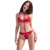 CHILIROSE - CR 4633 SET TWO PIECES RED S-M