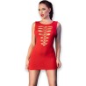 CHILIROSE - ROBE CR 4622 ROUGE S-M