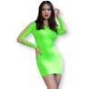 CHILIROSE - CR 4617 DRESS GREEN S-M