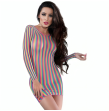 CHILIROSE - ROBE CR 4334 MULTICOLORE S-M CHILIROSE - ROBE CR 4334 MULTICOLORE S-M