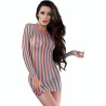 CHILIROSE - CR 4334 VESTIDO MULTICOLOR S-M