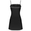 LIVCO CORSETTI FASHION - JACQUELINE LC 90249 VESTAGLIA + CAMICIA + PANTY NERO L/XL