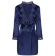 LIVCO CORSETTI FASHION - JACQUELINE LC 90249 ROBE DE CHAMBRE + CHEMISE + CULOTTE BLEU MARINE L/XL