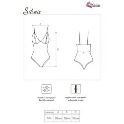 LIVCO CORSETTI FASHION - SILOMIN LC 1401 BODY KLEID SCHWARZ EINE GRÖSSE