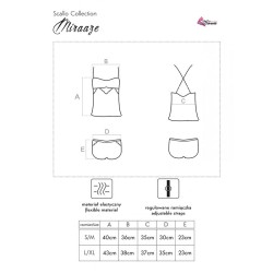 LIVCO CORSETTI FASHION - MIRAAZE LC 90567 SHIRT SHORTS BLACK