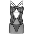 LIVCO CORSETTI FASHION - CHEMISE CULOTTE BARIRIN LC 90633 NOIR LIVCO CORSETTI FASHION - CHEMISE CULOTTE BARIRIN LC 90633 NOIR