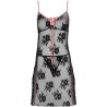 LIVCO CORSETTI FASHION - KARONIN LC 90628 CHEMISE CULOTTE NOIR