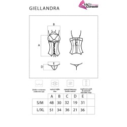 LIVCO CORSETTI FASHION - GIELLANDRA FOR THE SENSES COLLECTION CORSET PANTY BLACK