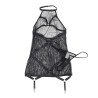 SUBLLIME - ROBE TRANSPARENTE DOS LIQUIDE NOIR S-M