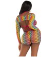 LEG AVENUE - SET TRE PEZZI MULTICOLORE LEG AVENUE - SET TRE PEZZI MULTICOLORE