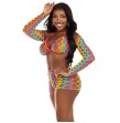 LEG AVENUE - SET TRE PEZZI MULTICOLORE LEG AVENUE - SET TRE PEZZI MULTICOLORE