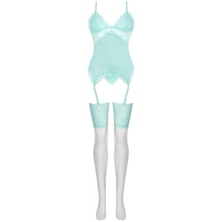 LIVCO CORSETTI FASHION - PERSINNE MIT EMPORIO SET CORSET + PANTY + STOCKINGS