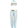 SUBBLIME - INDIA STYLE BLUE LINGERIE SET S-M