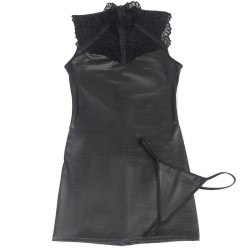 SUBBLIME - SEXY LEATHER DRESS S-M