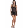 LIVCO CORSETTI FASHION - KROLINA LC 90734 CHEMISE THONG BLACK S-M