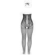 SUBBLIME - 951849 BODYSTOCKING RÉSILLE OUVERT ET COL LICOU NOIR TAILLE UNIQUE SUBBLIME - 951849 BODYSTOCKING RÉSILLE OUVERT ET COL LICOU NOIR TAILLE UNIQUE