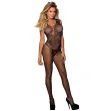 SUBBLIME - 951962 BODYSTOCKING RÉSILLE SANS FOURRURE IMPRIMÉ FLEURS NOIR TAILLE UNIQUE SUBBLIME - 951962 BODYSTOCKING RÉSILLE SANS FOURRURE IMPRIMÉ FLEURS NOIR TAILLE UNIQUE