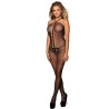 SUBBLIME - 951979 NETZ-BODYSTOCKING MIT SCHWARZEM HALTER-TOP EINE GRÖSSE