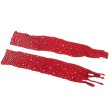 SUBBLIME - 952181 BODYSTOCKING RESILLE AVEC GANTS ET DIAMANTS ROUGE TAILLE UNIQUE SUBBLIME - 952181 BODYSTOCKING RESILLE AVEC GANTS ET DIAMANTS ROUGE TAILLE UNIQUE