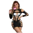 SUBBLIME - 952266 LANGRMELIGER ELASTISCHER NETZ-KLEID SCHWARZ EINE GRÖSSE SUBBLIME - 952266 LANGRMELIGER ELASTISCHER NETZ-KLEID SCHWARZ EINE GRÖSSE