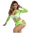 SUBBLIME - 952280 VESTIDO DE REJILLA ELÁSTICO MANGA LARGA VERDE TALLA ÚNICA SUBBLIME - 952280 VESTIDO DE REJILLA ELÁSTICO MANGA LARGA VERDE TALLA ÚNICA