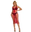 SUBBLIME - 952327 LONG RED FISHNET DRESS ONE SIZE SUBBLIME - 952327 LONG RED FISHNET DRESS ONE SIZE