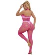 SUBBLIME - 952389 BODYSTOCKING RÉSILLE ET DENTELLE SANS FOURRURE AVEC COL MONTANT ROSE TAILLE UNIQUE SUBBLIME - 952389 BODYSTOCKING RÉSILLE ET DENTELLE SANS FOURRURE AVEC COL MONTANT ROSE TAILLE UNIQUE