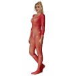 SUBBLIME - 952419 BODYSTOCKING RÉSILLE AVEC LOSANGES MANCHES LONGUES ROUGE XS-M SUBBLIME - 952419 BODYSTOCKING RÉSILLE AVEC LOSANGES MANCHES LONGUES ROUGE XS-M