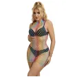 SUBBLIME - 952433 VESTITO A RETE SENZA MANICHE COLLO ALTO ARCOBALENO TAGLIA UNICA SUBBLIME - 952433 VESTITO A RETE SENZA MANICHE COLLO ALTO ARCOBALENO TAGLIA UNICA