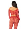 LEG AVENUE - CROP TOP STRÜMPFE ROT EINHEITSGRÖSSE LEG AVENUE - CROP TOP STRÜMPFE ROT EINHEITSGRÖSSE