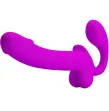 PRETTY LOVE - KELPIE DOUBLE STRAP-ON STIMULATOR PURPLE PRETTY LOVE - KELPIE DOUBLE STRAP-ON STIMULATOR PURPLE