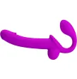PRETTY LOVE - KELPIE DOUBLE STRAP-ON STIMULATOR PURPLE PRETTY LOVE - KELPIE DOUBLE STRAP-ON STIMULATOR PURPLE