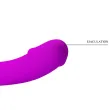 PRETTY LOVE - KELPIE DOUBLE STRAP-ON STIMULATOR PURPLE PRETTY LOVE - KELPIE DOUBLE STRAP-ON STIMULATOR PURPLE