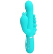 PRETTY LOVE - CAMMY 4 EN 1 VIBRATEUR MULTIFONCTION TRIPPLE RABBIT BLEU PRETTY LOVE - CAMMY 4 EN 1 VIBRATEUR MULTIFONCTION TRIPPLE RABBIT BLEU