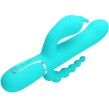 PRETTY LOVE - CAMMY 4 IN 1 MULTIFUNKTIONS-DREIFACHER RABBIT-VIBRATOR BLAU PRETTY LOVE - CAMMY 4 IN 1 MULTIFUNKTIONS-DREIFACHER RABBIT-VIBRATOR BLAU